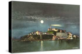 Alcatraz by Night-null-Stretched Canvas