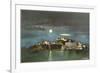 Alcatraz by Night-null-Framed Art Print