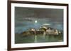 Alcatraz by Night-null-Framed Art Print