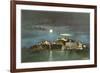 Alcatraz by Night-null-Framed Art Print