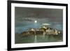 Alcatraz by Night-null-Framed Art Print