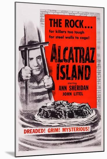 Alcatraz Island, John Litel, 1937-null-Mounted Art Print