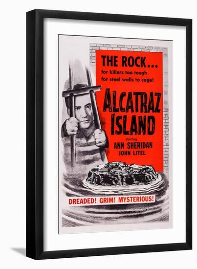 Alcatraz Island, John Litel, 1937-null-Framed Art Print