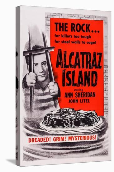 Alcatraz Island, John Litel, 1937-null-Stretched Canvas