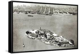 Alcatraz Island, San Francisco, California-null-Framed Stretched Canvas