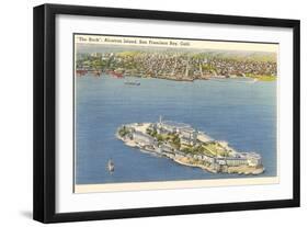 Alcatraz Island, San Francisco, California-null-Framed Art Print