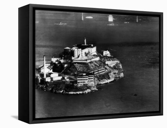 Alcatraz Island, San Francisco, While a Prison, 1940s-null-Framed Stretched Canvas