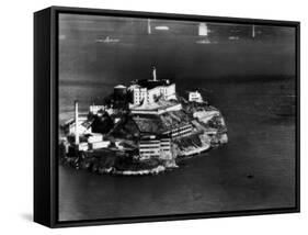 Alcatraz Island, San Francisco, While a Prison, 1940s-null-Framed Stretched Canvas
