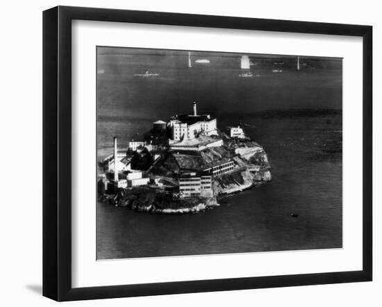 Alcatraz Island, San Francisco, While a Prison, 1940s-null-Framed Photo