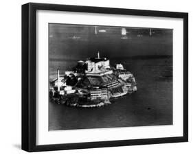 Alcatraz Island, San Francisco, While a Prison, 1940s-null-Framed Photo