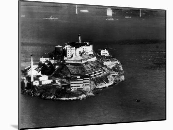 Alcatraz Island, San Francisco, While a Prison, 1940s-null-Mounted Photo