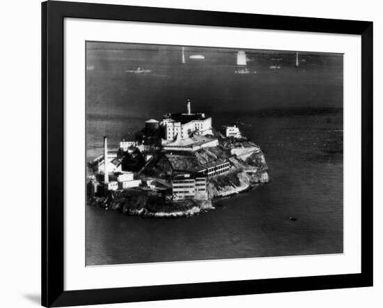 Alcatraz Island, San Francisco, While a Prison, 1940s-null-Framed Photo