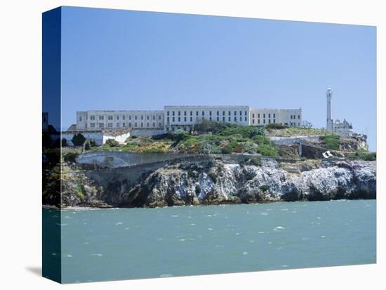 Alcatraz Island, Site of the Infamous Prison, San Francisco, California, USA-Fraser Hall-Stretched Canvas