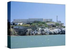 Alcatraz Island, Site of the Infamous Prison, San Francisco, California, USA-Fraser Hall-Stretched Canvas