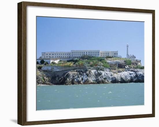 Alcatraz Island, Site of the Infamous Prison, San Francisco, California, USA-Fraser Hall-Framed Photographic Print
