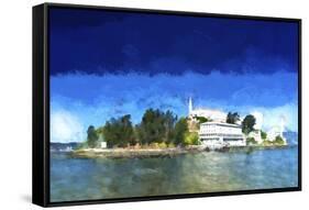 Alcatraz Island-Philippe Hugonnard-Framed Stretched Canvas