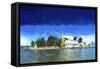 Alcatraz Island-Philippe Hugonnard-Framed Stretched Canvas