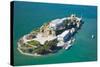 Alcatraz Jail in San Francisco-kropic-Stretched Canvas