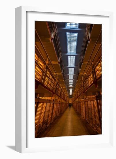 Alcatraz Main Cell Block-Steve Gadomski-Framed Photographic Print