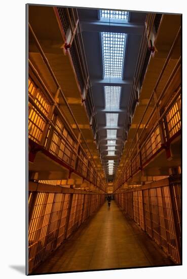 Alcatraz Main Cell Block-Steve Gadomski-Mounted Photographic Print