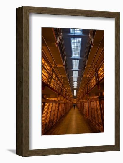 Alcatraz Main Cell Block-Steve Gadomski-Framed Photographic Print