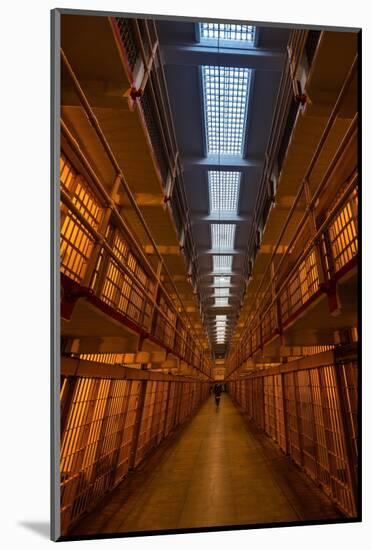 Alcatraz Main Cell Block-Steve Gadomski-Mounted Photographic Print