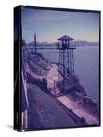 Alcatraz Prison from Guard Tower-null-Stretched Canvas