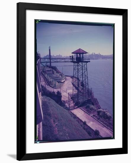 Alcatraz Prison from Guard Tower-null-Framed Photographic Print