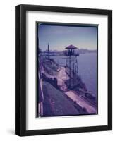 Alcatraz Prison from Guard Tower-null-Framed Photographic Print