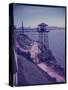 Alcatraz Prison from Guard Tower-null-Stretched Canvas