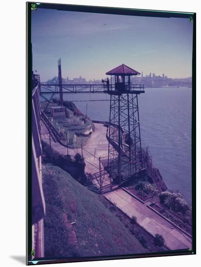 Alcatraz Prison from Guard Tower-Bettmann-Mounted Photographic Print