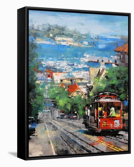 Alcatraz-Mark Lague-Framed Stretched Canvas