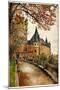Alcazar Castle - Medieval Spain Painted Style Series-Maugli-l-Mounted Art Print
