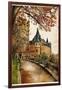 Alcazar Castle - Medieval Spain Painted Style Series-Maugli-l-Framed Art Print