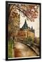 Alcazar Castle - Medieval Spain Painted Style Series-Maugli-l-Framed Art Print