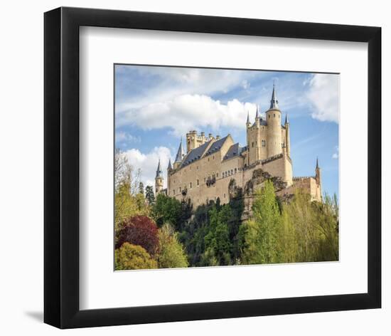 Alcazar Castle Segovia Spain-null-Framed Art Print