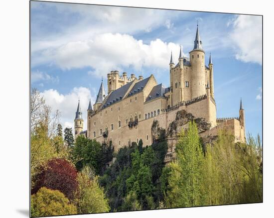 Alcazar Castle Segovia Spain-null-Mounted Art Print