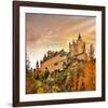 Alcazar Castle Spain Segovia-null-Framed Art Print