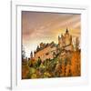 Alcazar Castle Spain Segovia-null-Framed Art Print