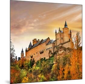 Alcazar Castle Spain Segovia-null-Mounted Art Print