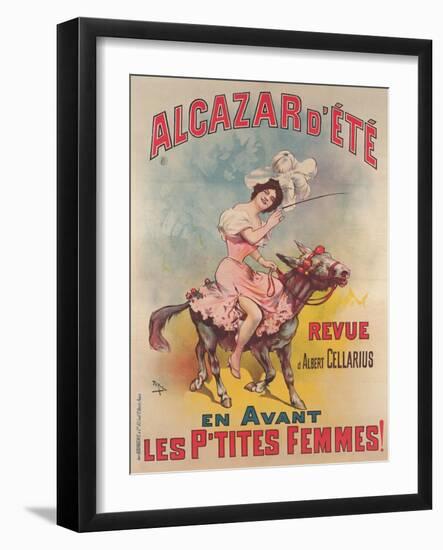Alcazar D'Ete Poster-Candido Aragonez de Faria-Framed Giclee Print