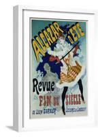 Alcazar D'Ete - Revue Fin De Siecle Cabaret Poster-Jules Chéret-Framed Giclee Print