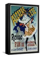 Alcazar D'Ete - Revue Fin De Siecle Cabaret Poster-Jules Chéret-Framed Stretched Canvas