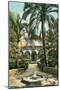 Alcazar Gardens, Seville, Spain-null-Mounted Premium Giclee Print