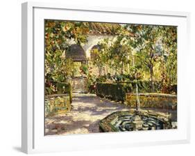 Alcazar Gardens, Seville-Colin Campbell Cooper-Framed Giclee Print