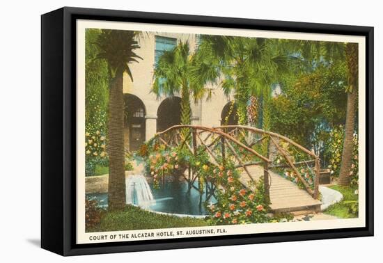 Alcazar Hotel, St. Augustine, Florida-null-Framed Stretched Canvas