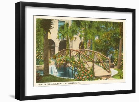 Alcazar Hotel, St. Augustine, Florida-null-Framed Art Print