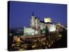 Alcazar, Night View, Segovia, Castilla Y Leon, Spain-Steve Vidler-Stretched Canvas