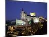 Alcazar, Night View, Segovia, Castilla Y Leon, Spain-Steve Vidler-Mounted Photographic Print
