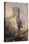 Alcazar, Segovia, Spain, 1836 (W/C, Pencil & Gouache on Paper)-David Roberts-Stretched Canvas
